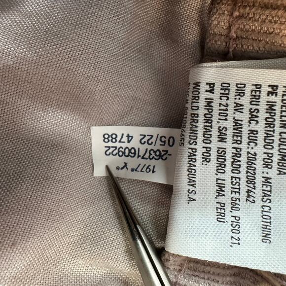 American Eagle Pants WMNS 2 Purple Corduroy Stretch 90s Straight Leg Regular Fit - Picture 7 of 7